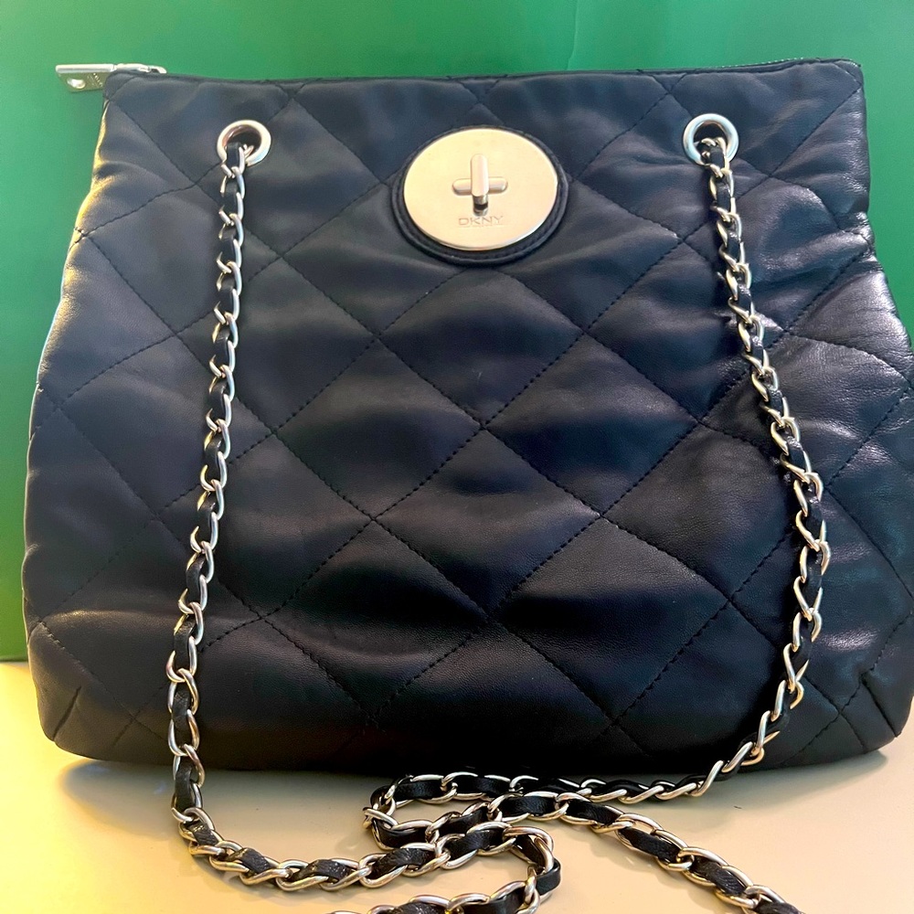DKNY Quilted Leather Crossbody Bag